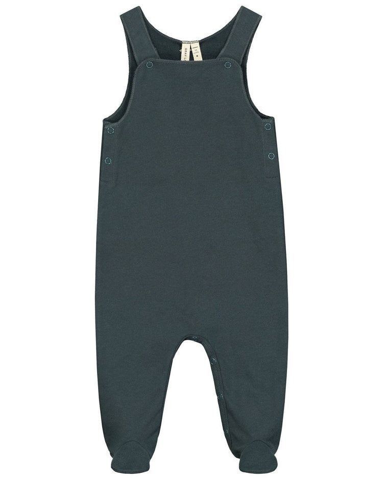 Little gray label baby boy baby sleeveless suit in blue grey