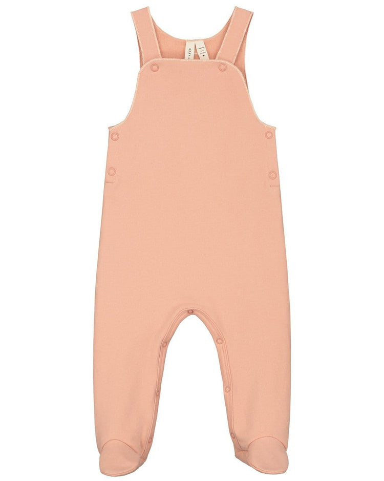 Little gray label baby boy baby sleeveless suit in rustic clay