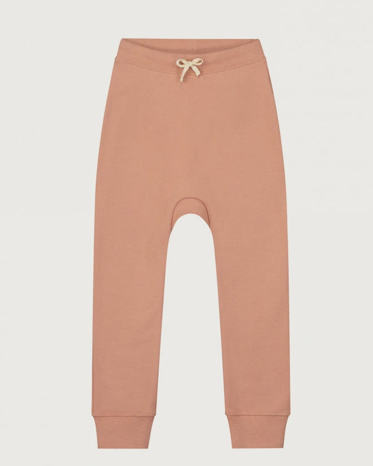 Little gray label boy baggy pants in rustic clay