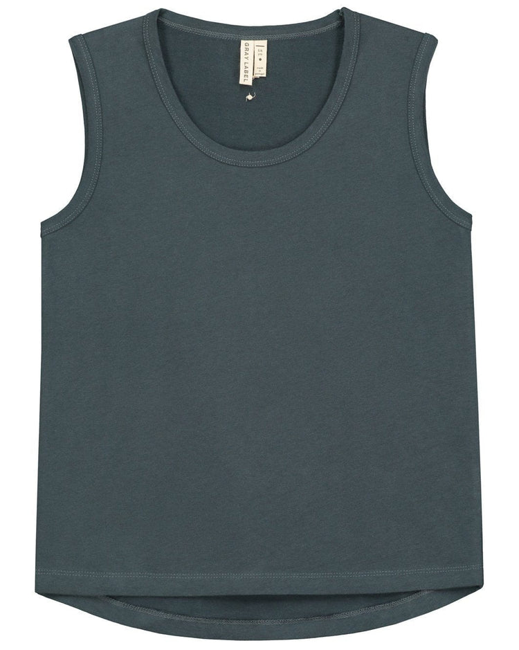 tank top in blue grey