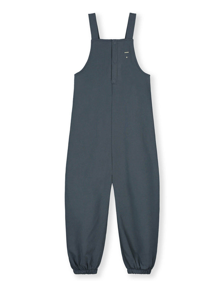 Little gray label kids dungaree suit in blue grey