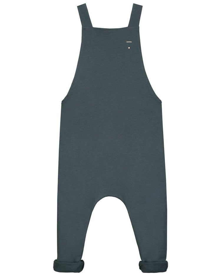 salopette in blue grey