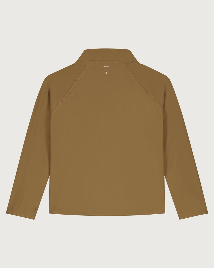 Little gray label boy swim long sleeve uv top in peanut