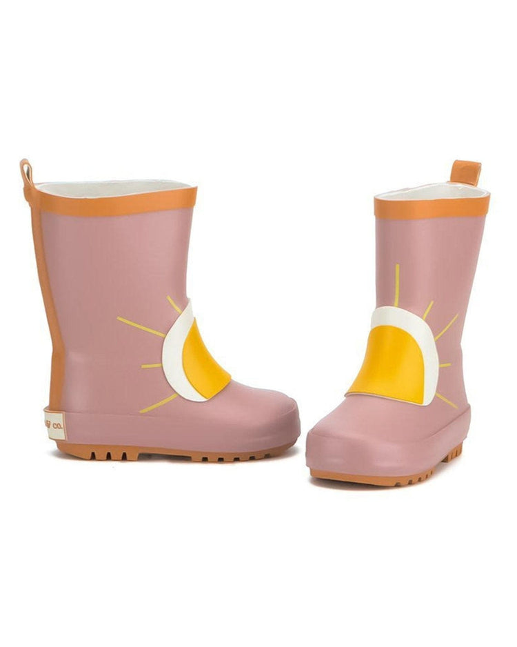 Little grech + co girl sun rubber boot in burlwood
