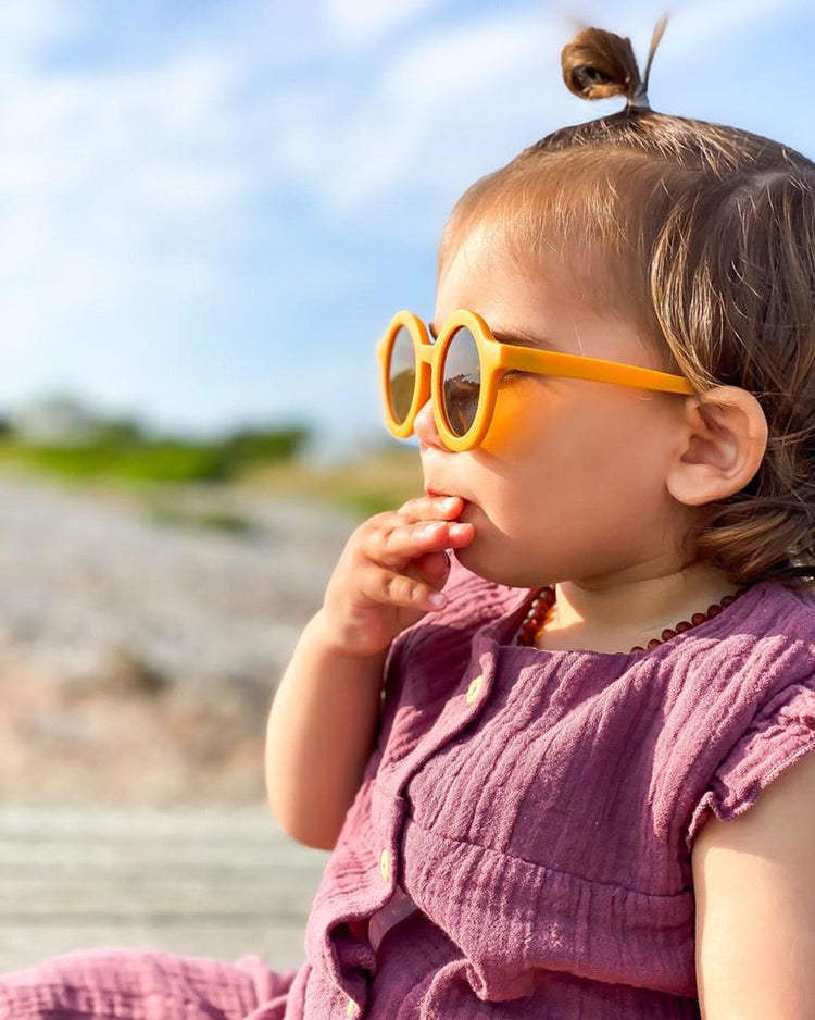 Little grech + co accessories sustainable sunglasses in golden