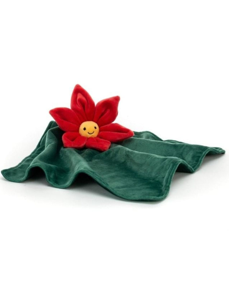 Little jellycat play fleury poinsettia soother
