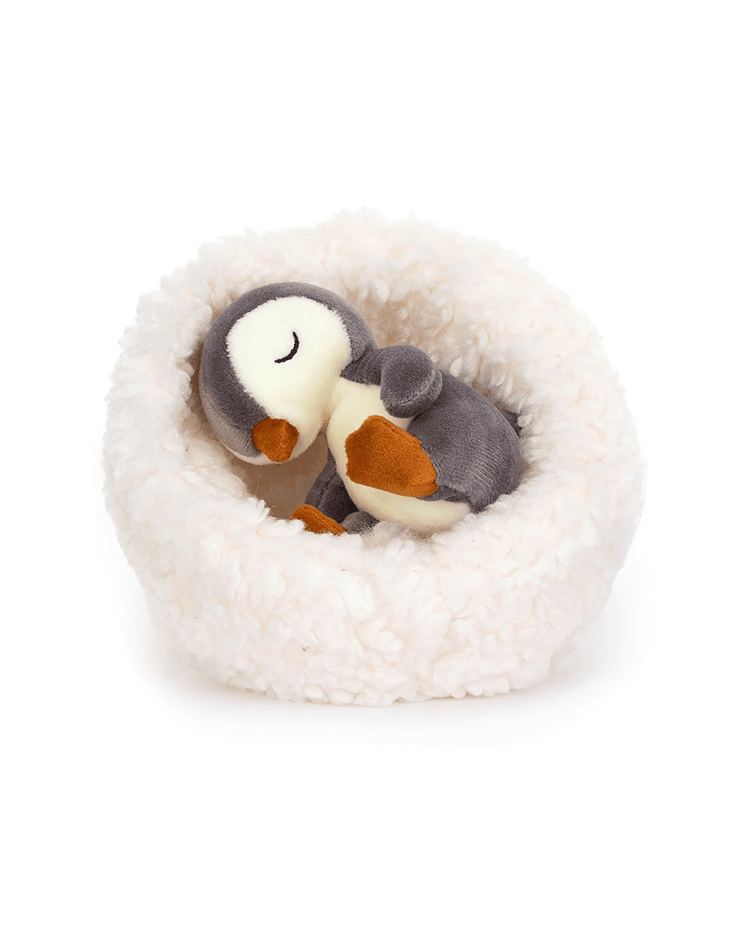 Little jellycat play hibernating penguin