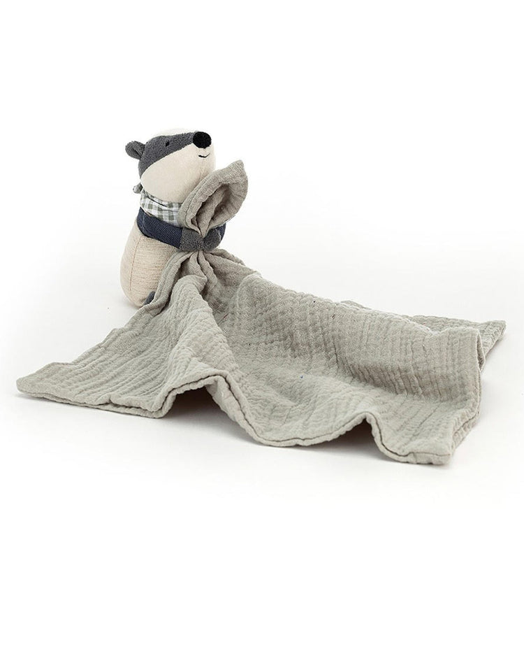 Little jellycat play little rambler badger soother