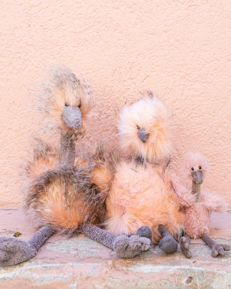 Little jellycat play medium odette ostrich