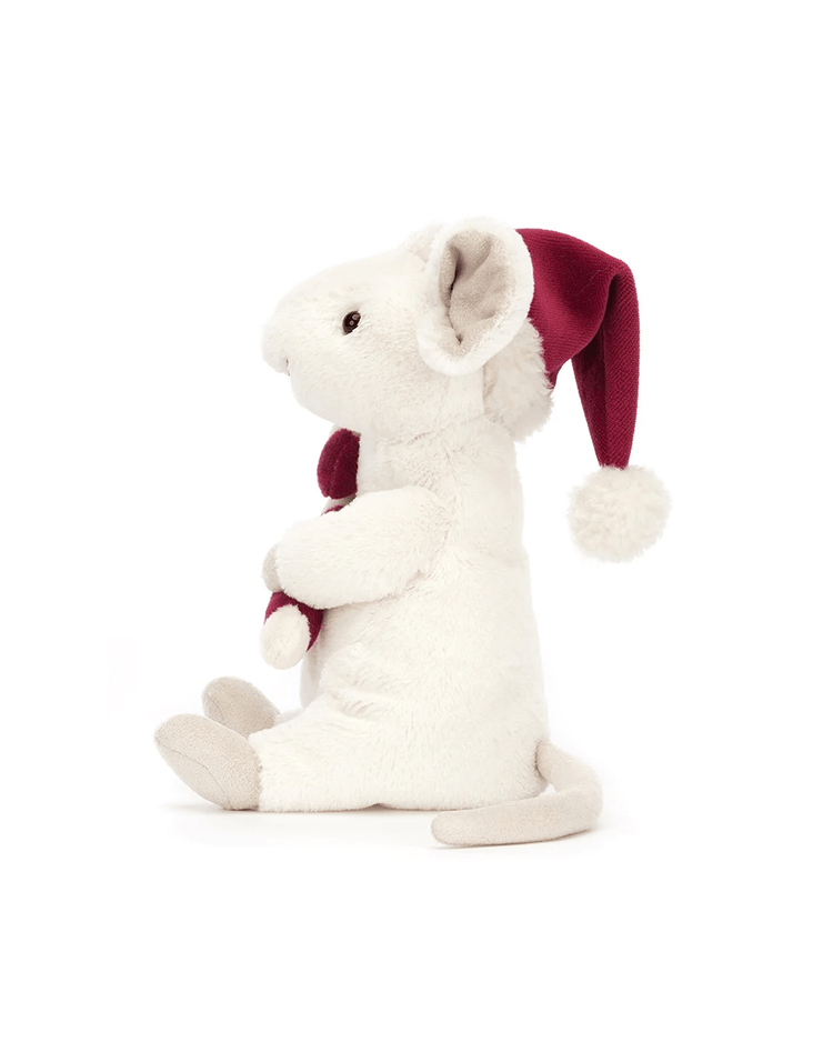 Little jellycat play merry mouse candy cane