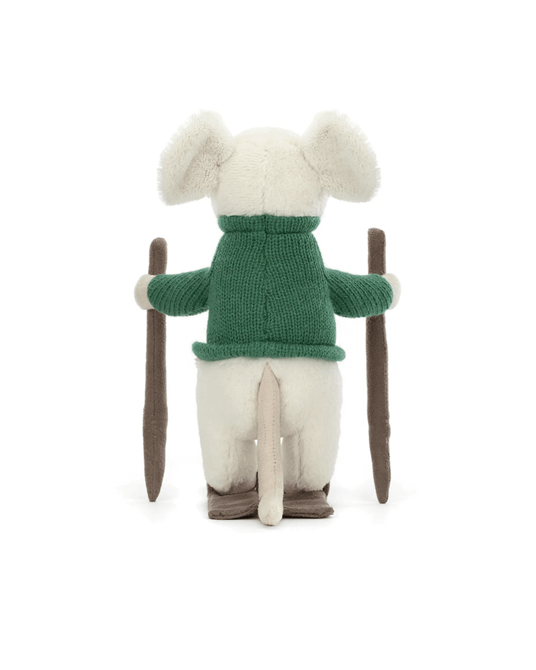 Little jellycat play merry mouse skiing