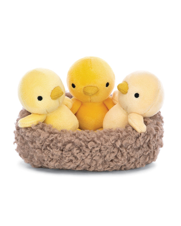 Little jellycat play nesting chickies