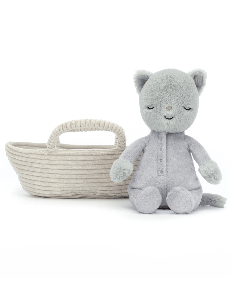 Little jellycat play rock-a-bye kitten