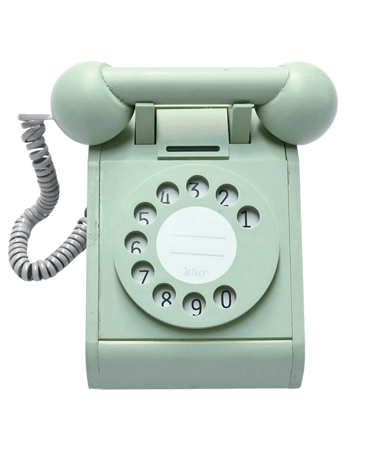 Little kiko+ and gg* play kiko+ retro play telephone in green