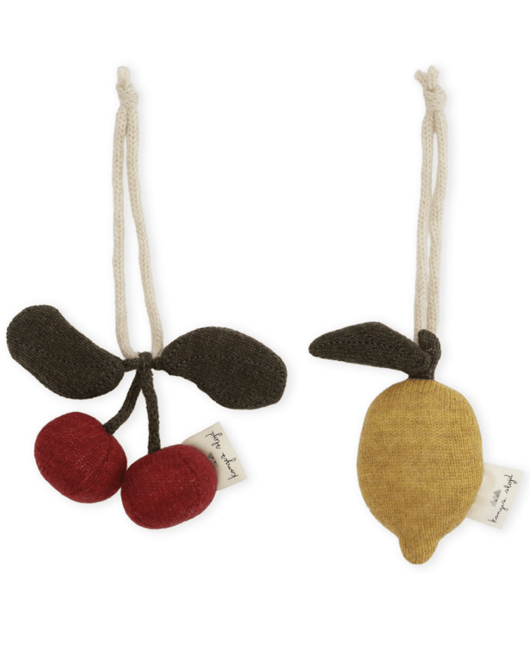 Little konges slojd play 2 fruit pack in cherry + lemon in multi