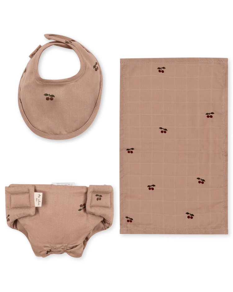 konges sløjd doll nursery set in cherry blush play Little