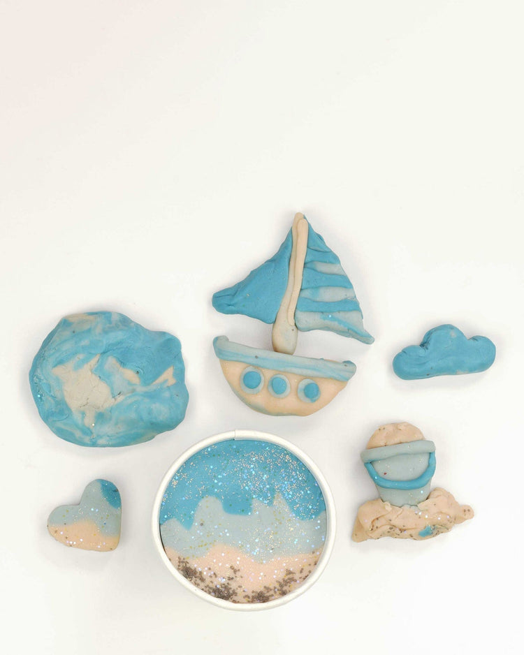 Little land of dough play sand + sails dough cup