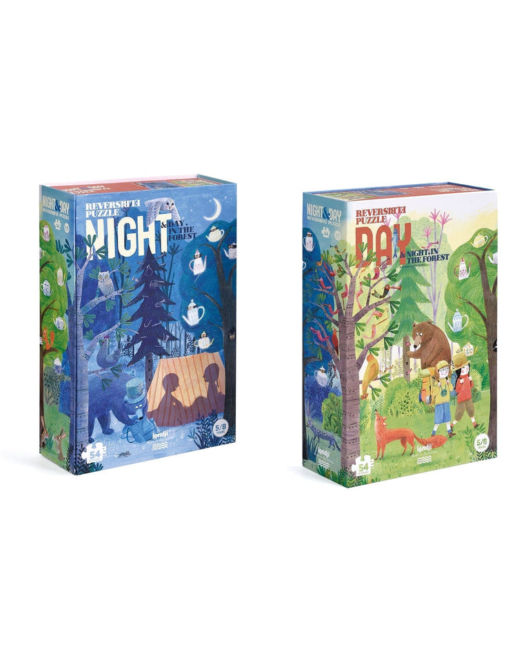 Little londji play night + day reversible puzzle