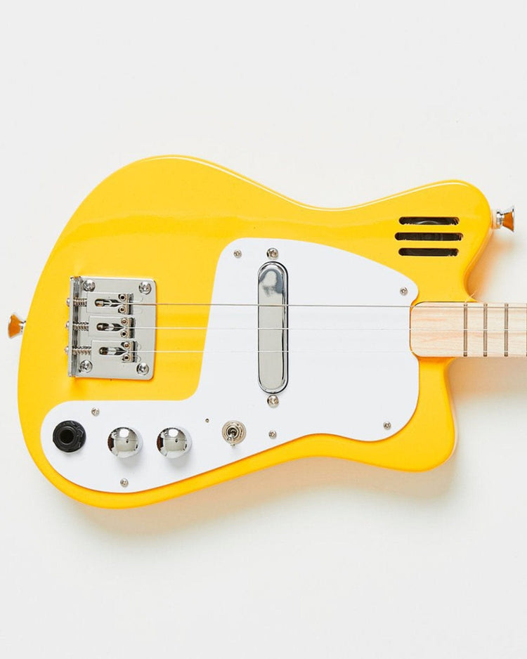 Little loog guitars play loog mini electric in yellow