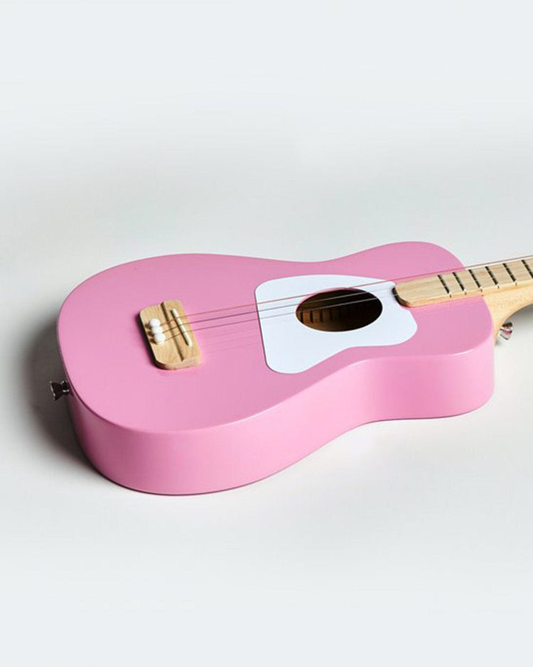 Little loog guitars play loog pro acoutsic in pink