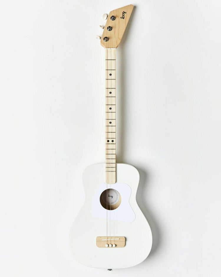 Little loog guitars play loog pro acoutsic in white