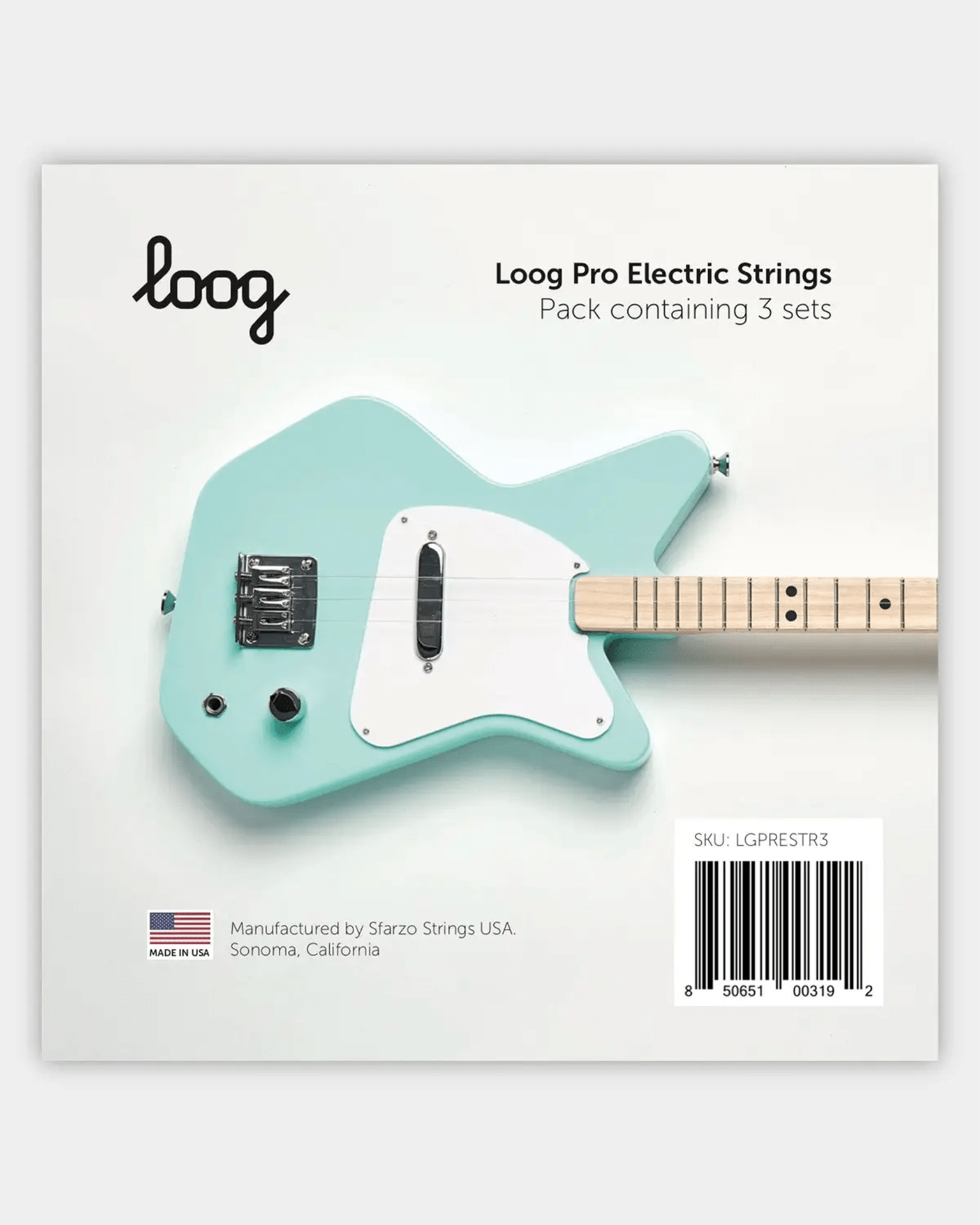 loog guitars loog pro electric guitar strings Little