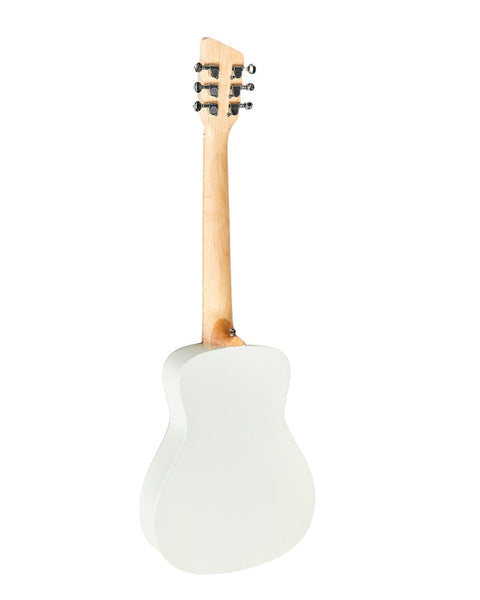 loog guitars loog pro VI acoustic in white play at Little