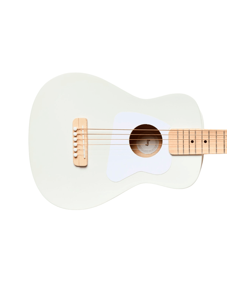 loog guitars loog pro VI acoustic in white play Little