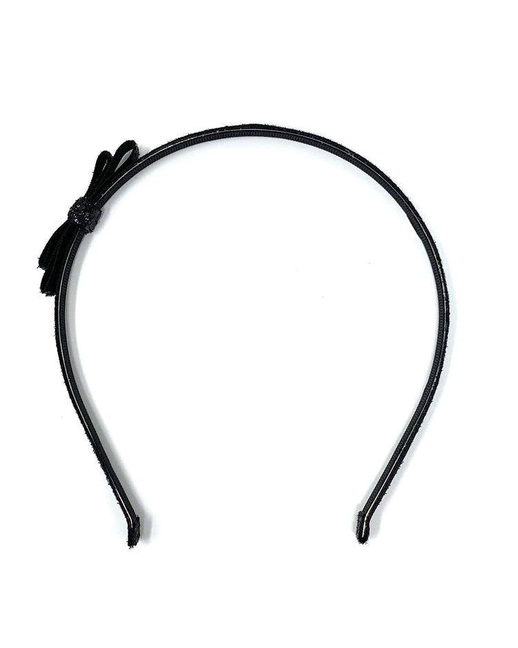Little lululuvs accessories glitter headband in black
