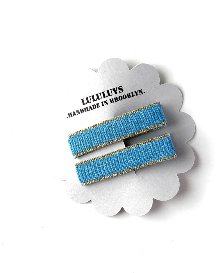 Little lululuvs accessories ribbon bar clips in pool