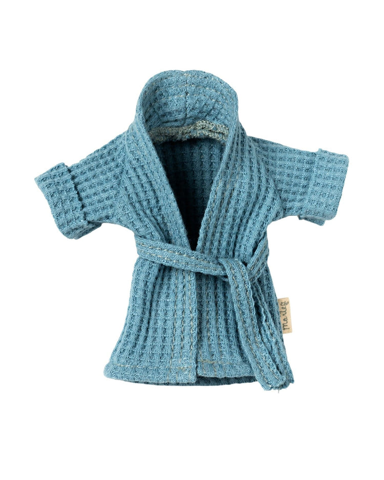 maileg bathrobe in dusty blue play Little