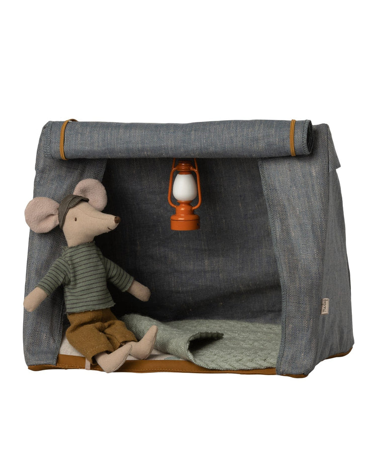 Little maileg play mice happy camper tent