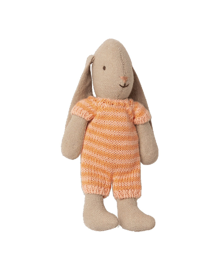 Little maileg play micro bunny in peach