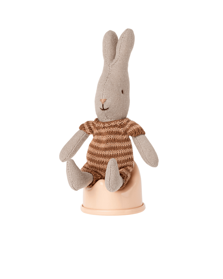 maileg micro potty in light peach play Little