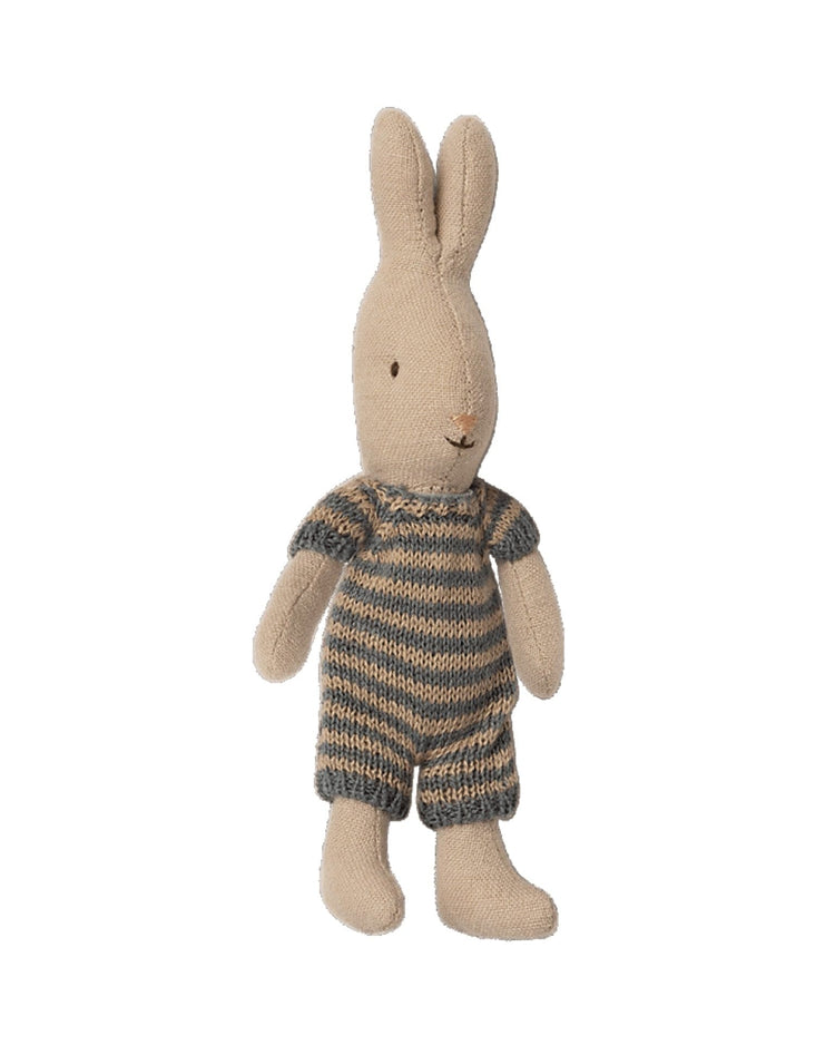 Little maileg play micro rabbit in dark blue