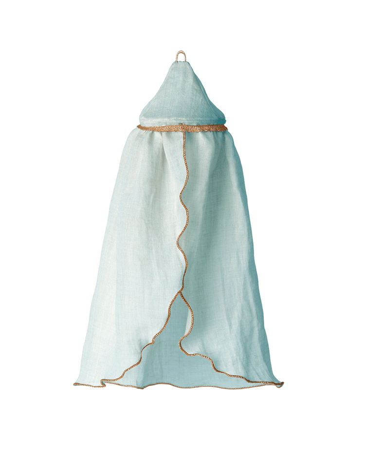 maileg miniature bed canopy in Mint play Little