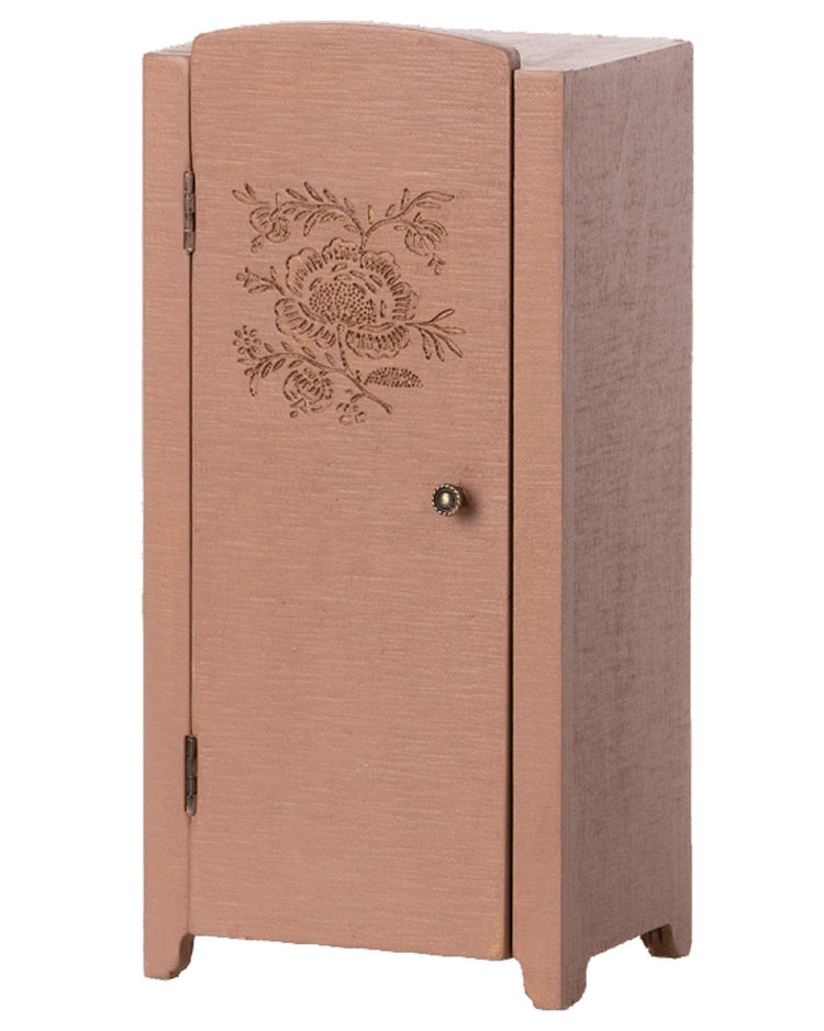 Little maileg play miniature closet in dusty rose
