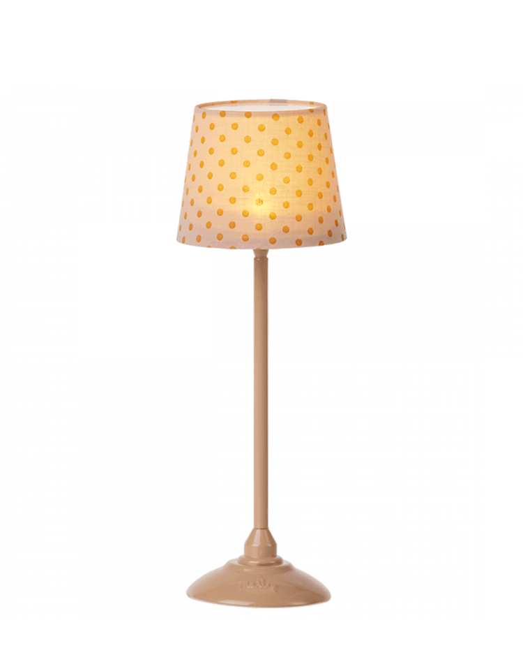 maileg miniature floor lamp in dark powder play Little
