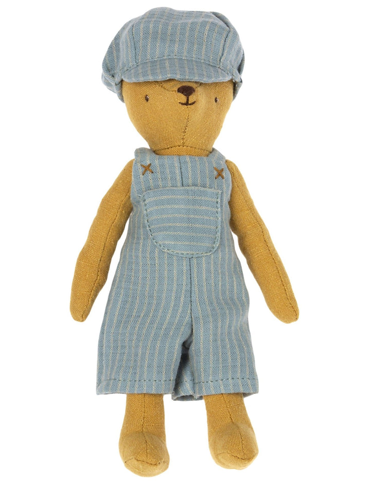 Little maileg play overall + cap for teddy junior
