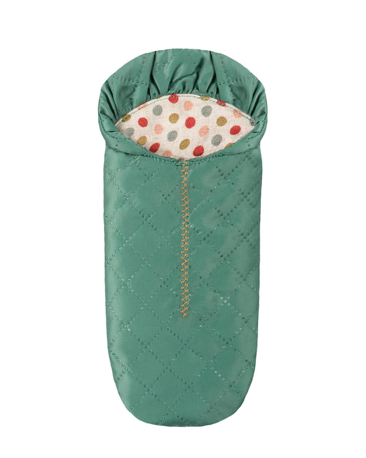 Little maileg play sleeping bag (mouse) in petrol