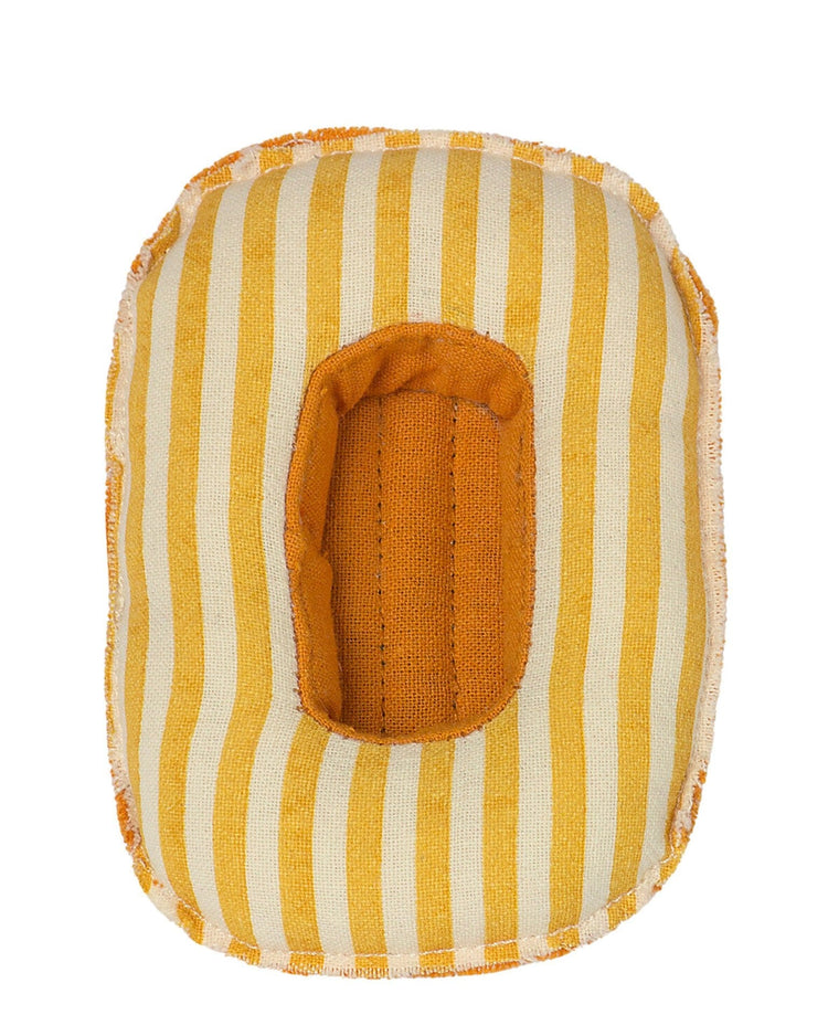 Little maileg play small mouse rubber boat in yellow