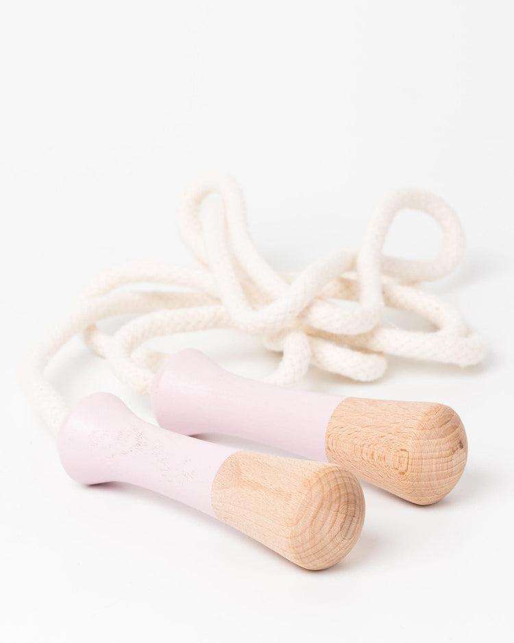 Little me & mine play jump rope in pink