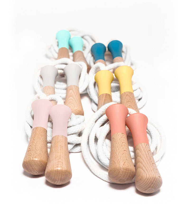 Little me & mine play jump rope in turquoise