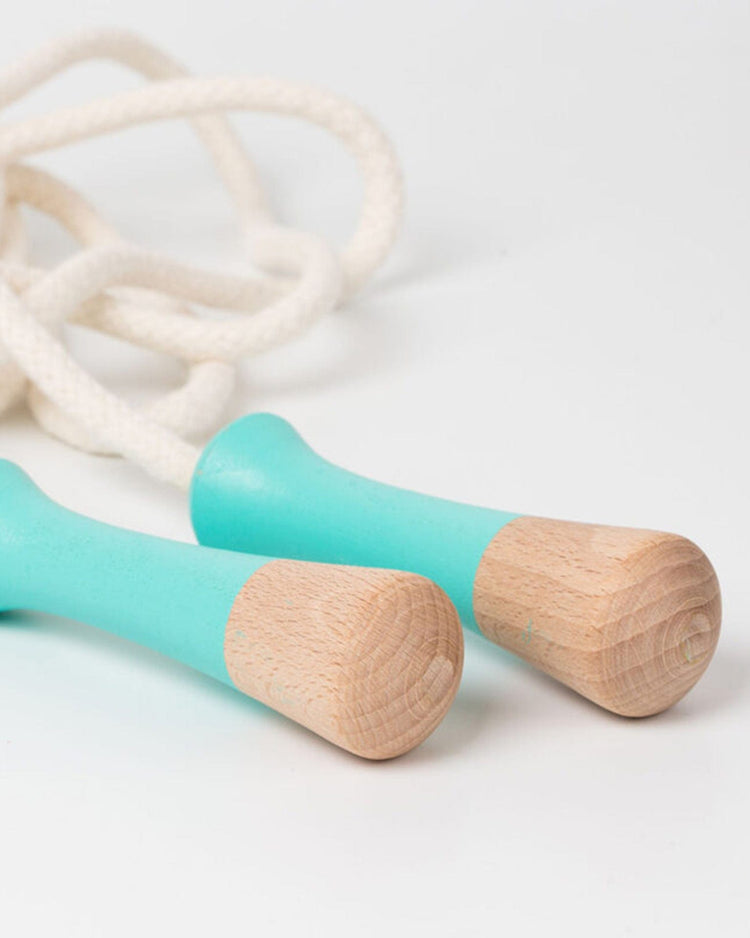 Little me & mine play jump rope in turquoise