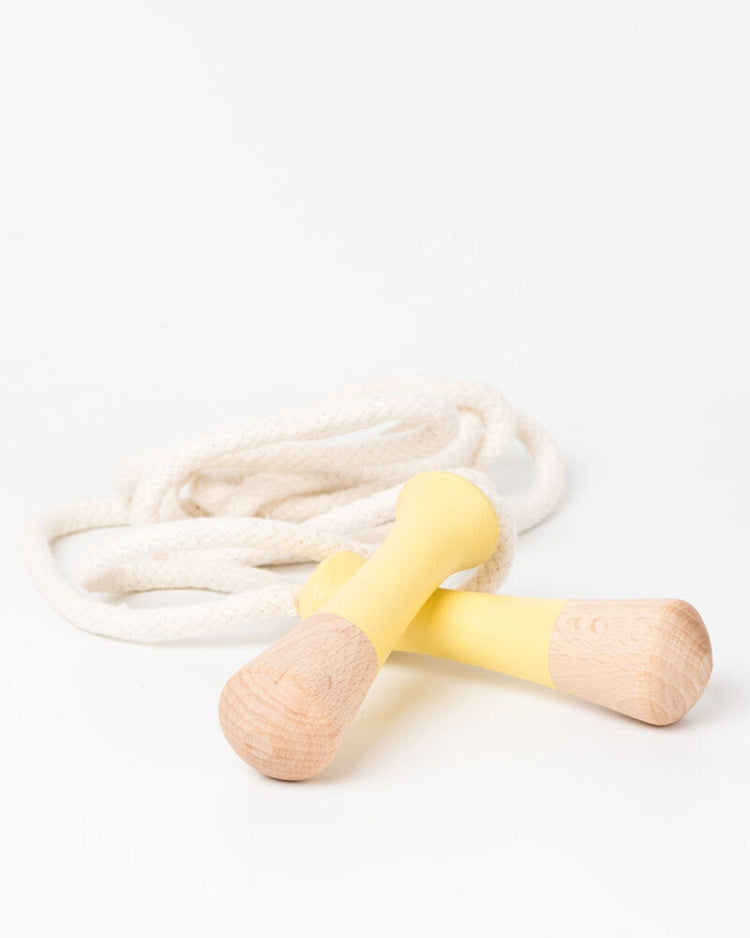 Little me & mine play jump rope in yellow