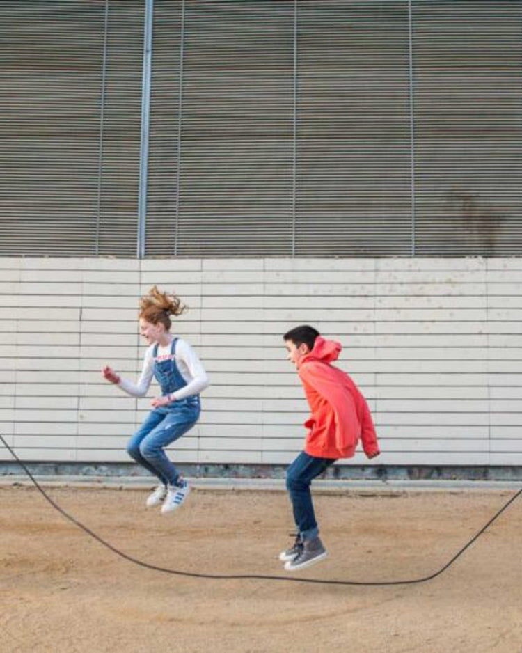 Little me & mine play playground jump rope