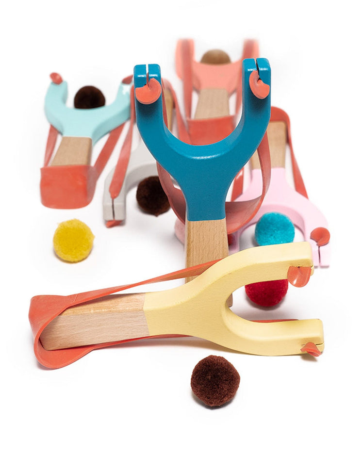 Little me & mine play slingshot in yellow