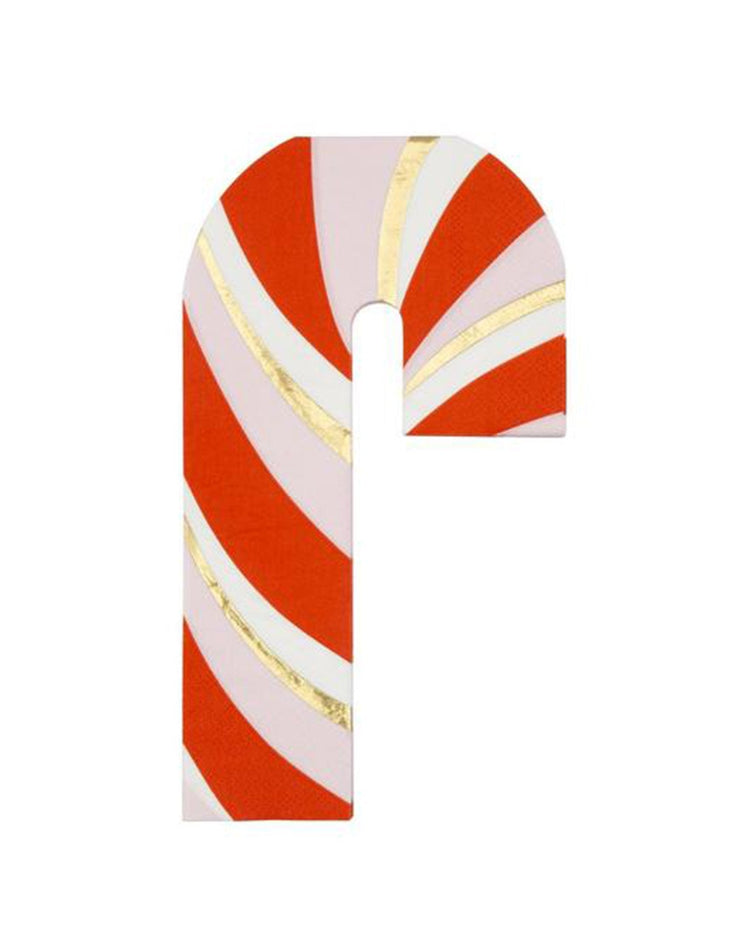 Little meri meri paper+party candy cane napkins