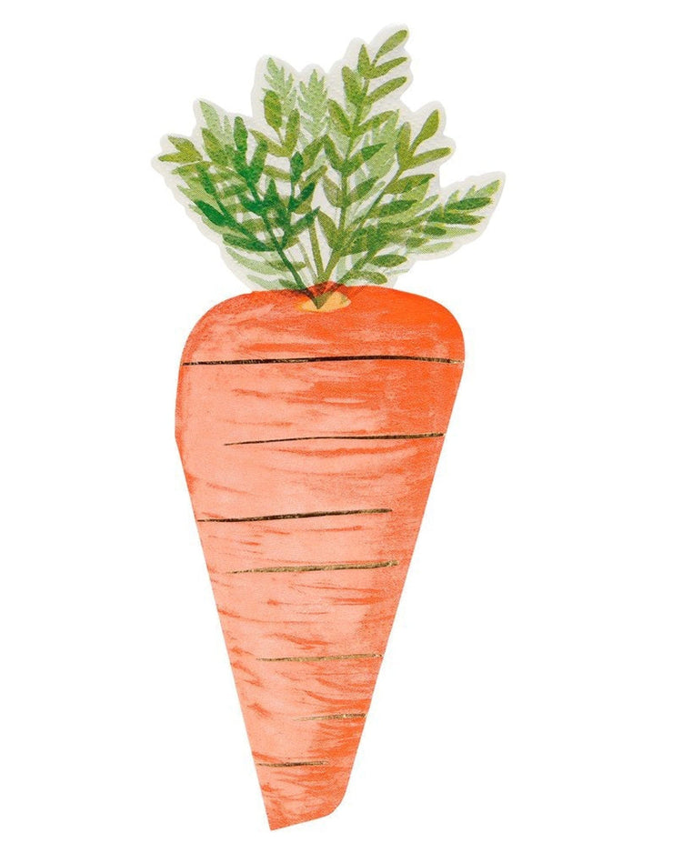 Little meri meri paper + party carrot napkins
