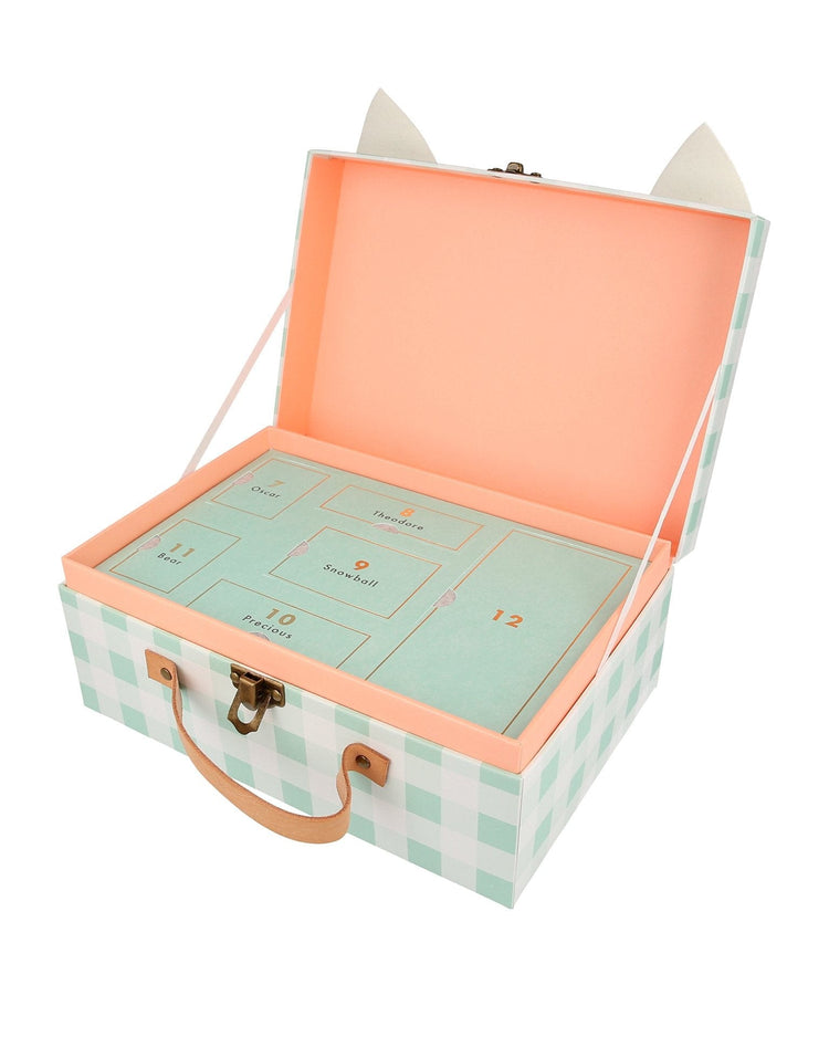 Little meri meri room cat advent calander suitcase